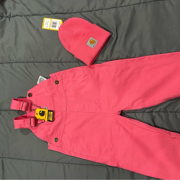 Carhartt Other - Carhartt Kids Pink Overalls